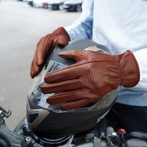 メンズ本革羊革ライディンググローブ 掌当て強化 耐摩耗 オフロード バイク用